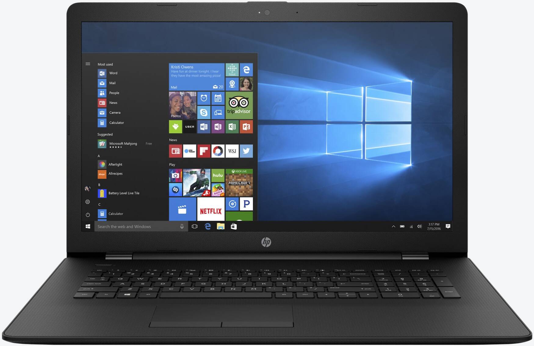 HP 17-bs042ng Schwarz Tests & Daten