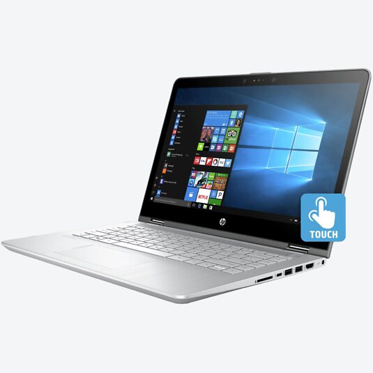 HP Pavilion x360 14-ba109ng Silber