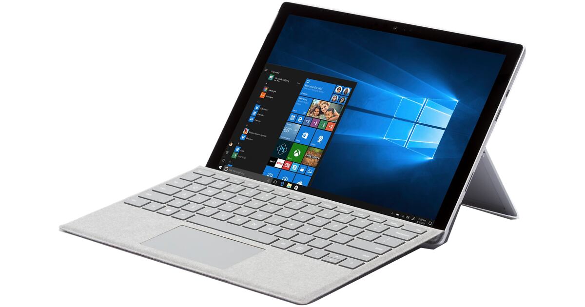 ▷ Microsoft Surface Pro + Type Cover 128GB, Core i5-7300U, 8GB