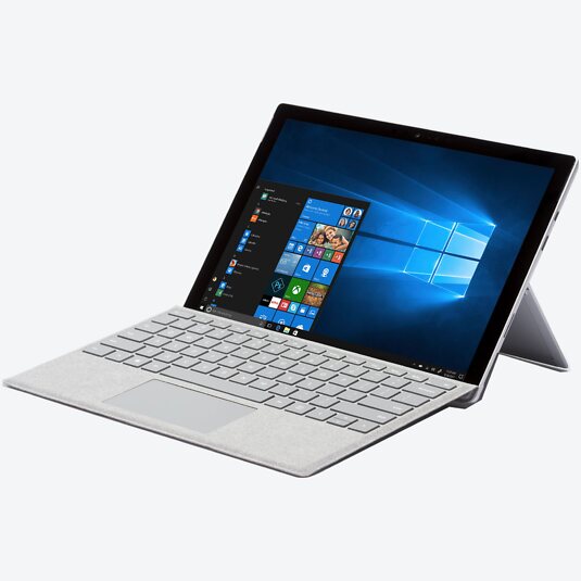 Microsoft Surface Pro LTE 128GB, Core i5-7300U, 4GB RAM Silber