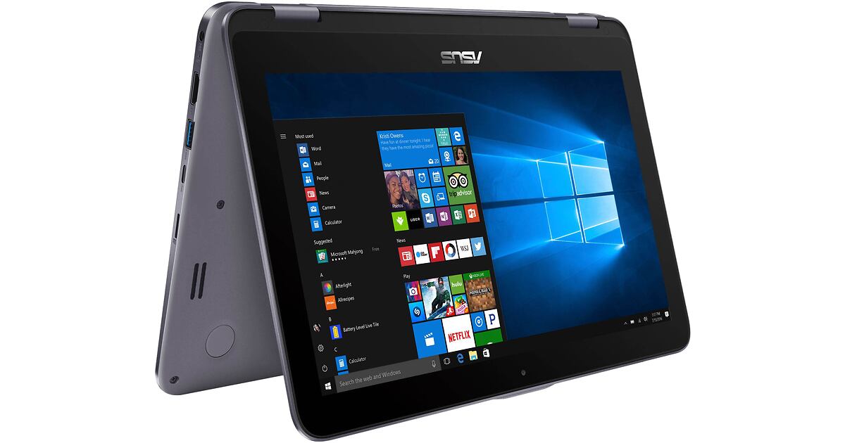 ▷ ASUS VivoBook Flip 12 TP203NAH-BP093T Grau Tests & Daten