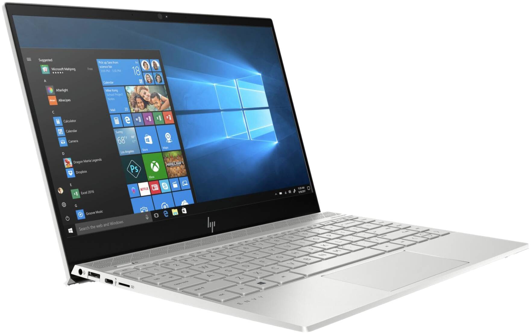 ▷ HP ENVY 13-ah0004ng Silber Tests & Daten