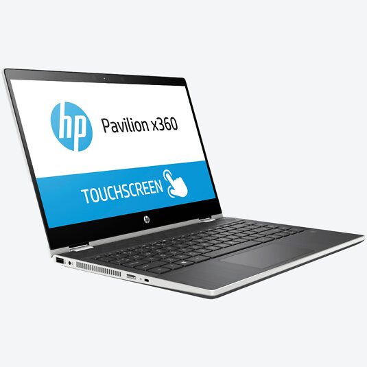 HP Pavilion x360 14-cd0302ng Schwarz/Silber