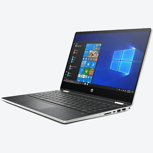 HP Pavilion x360 14-dh0006ng Schwarz/Silber