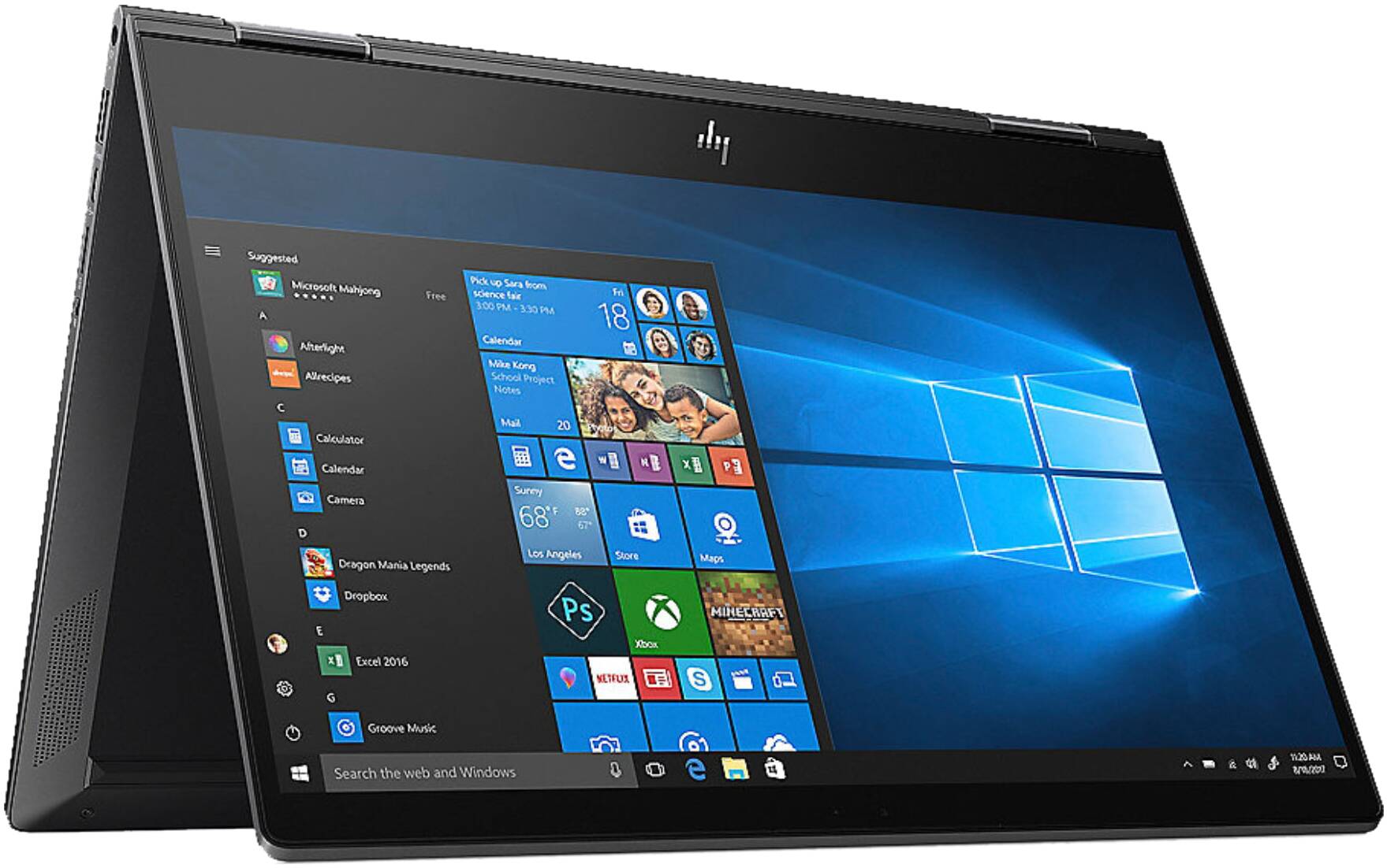 ▷ HP ENVY x360 13-ar0205ng Schwarz Tests & Daten