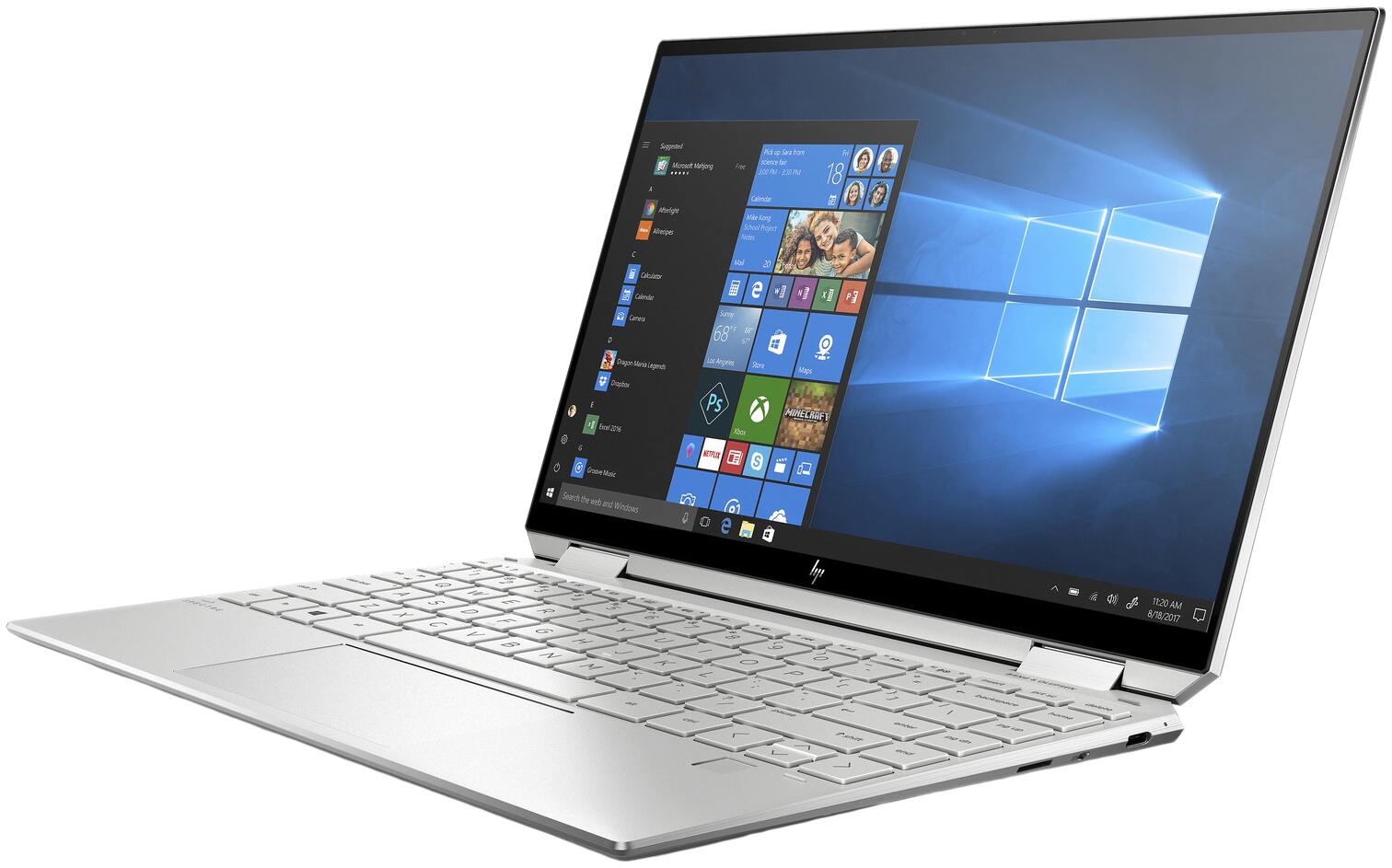 HP Spectre good Laptop Weiß-Silber