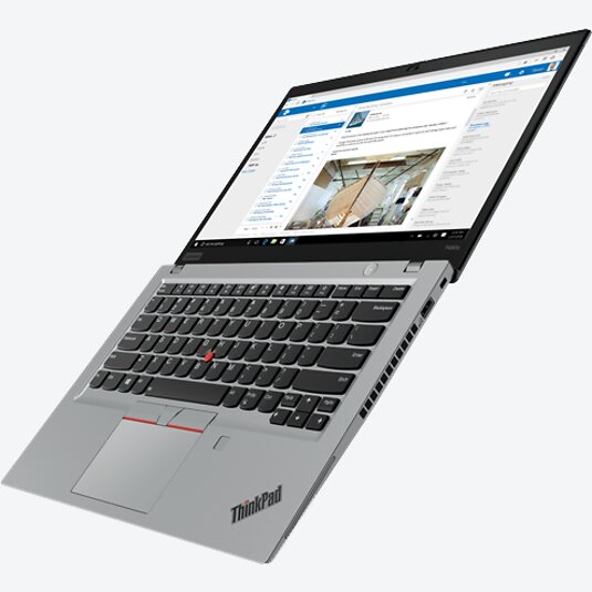 Lenovo ThinkPad T490s LTE Silber 20NXCTO1WWDE2