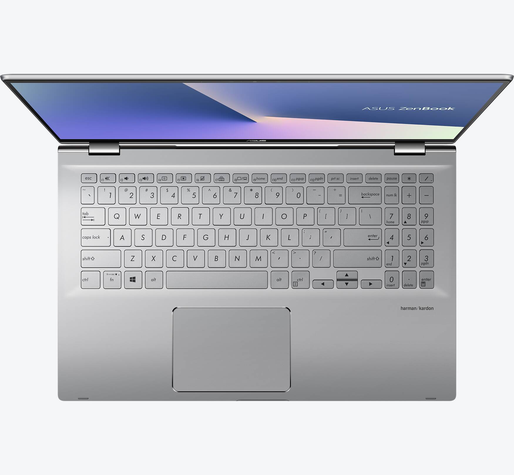 thumbnail image 2 of Original ASUS ZenBook Flip 15 UX562FA Replacement Keyboard - US Layout Backlit Silver Laptop Keyboard 2 of 10