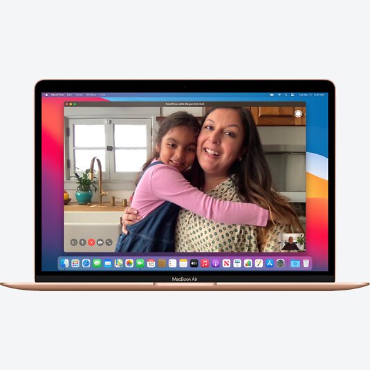 Apple MacBook Air (M1, 2020) 7-Core GPU, 16GB RAM, 256GB SSD, Gold