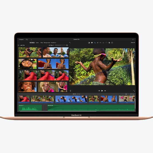 Apple MacBook Air (M1, 2020) 8-Core GPU, 16GB RAM, 512GB SSD, Gold