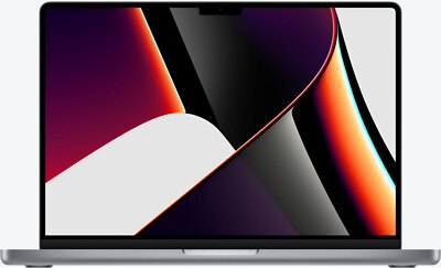 Apple Macbook Pro 14" (M1, 2021) M1 Pro 8-Core, 14-Core GPU, 16GB RAM, 512GB SSD, Grau
