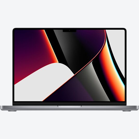 Apple Macbook Pro 14" (M1, 2021) M1 Max 10-Core, 32-Core GPU, 32 GB RAM, 4 TB SSD, Grau