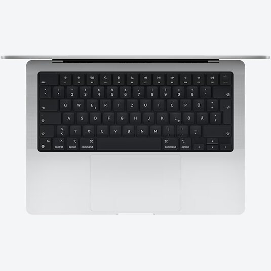 Apple MacBook Pro 14" 2023 - M2 Pro 12C-CPU/19C-GPU, 16GB, 1TB, Silber, MPHJ3D/A