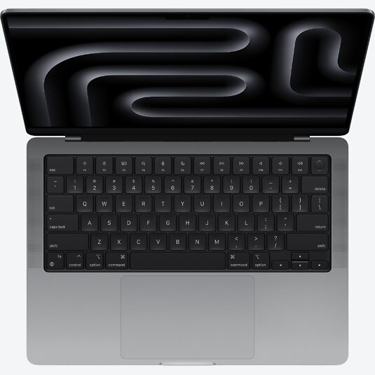 Apple MacBook Pro 14" 2023 - M3 8C-CPU/10C-GPU, 16GB, 512GB, Space Grau, Z1C8-0100000
