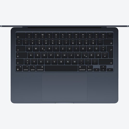 Apple MacBook Air 13.6" 2024 - M2 8C-CPU/8C-GPU, 16GB RAM, 256GB SSD, Mitternacht
