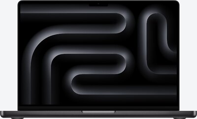 Apple MacBook Pro 14" 2024 - M4 10-CPU/10C-GPU, 16GB, 512GB, Space Schwarz, MW2U3D/A