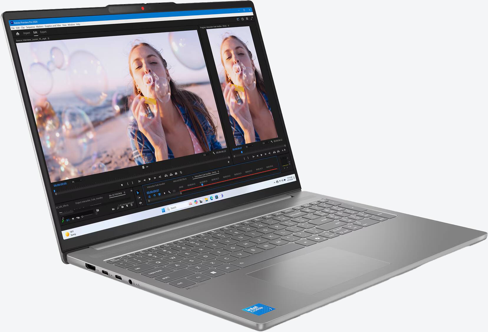 Lenovo IdeaPad Slim 5 16" Touch – Ryzen AI 7 350, 16GB RAM, 1TB SSD, Win11 (Aperto Mai Usato)