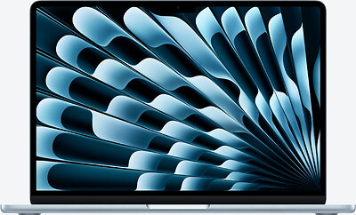 Apple MacBook Air 13" 2025, M4/10C-GPU, 16GB RAM, 512GB SSD, Himmelblau