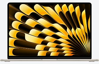 Abbildung des Notebooks Apple MacBook Air 15" 2026 - M5 10C-CPU/10C-GPU, 24GB RAM, 1TB SSD, Polarstern, MDVF4D/A